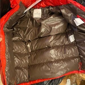 Moncler Red Puffer Jacket